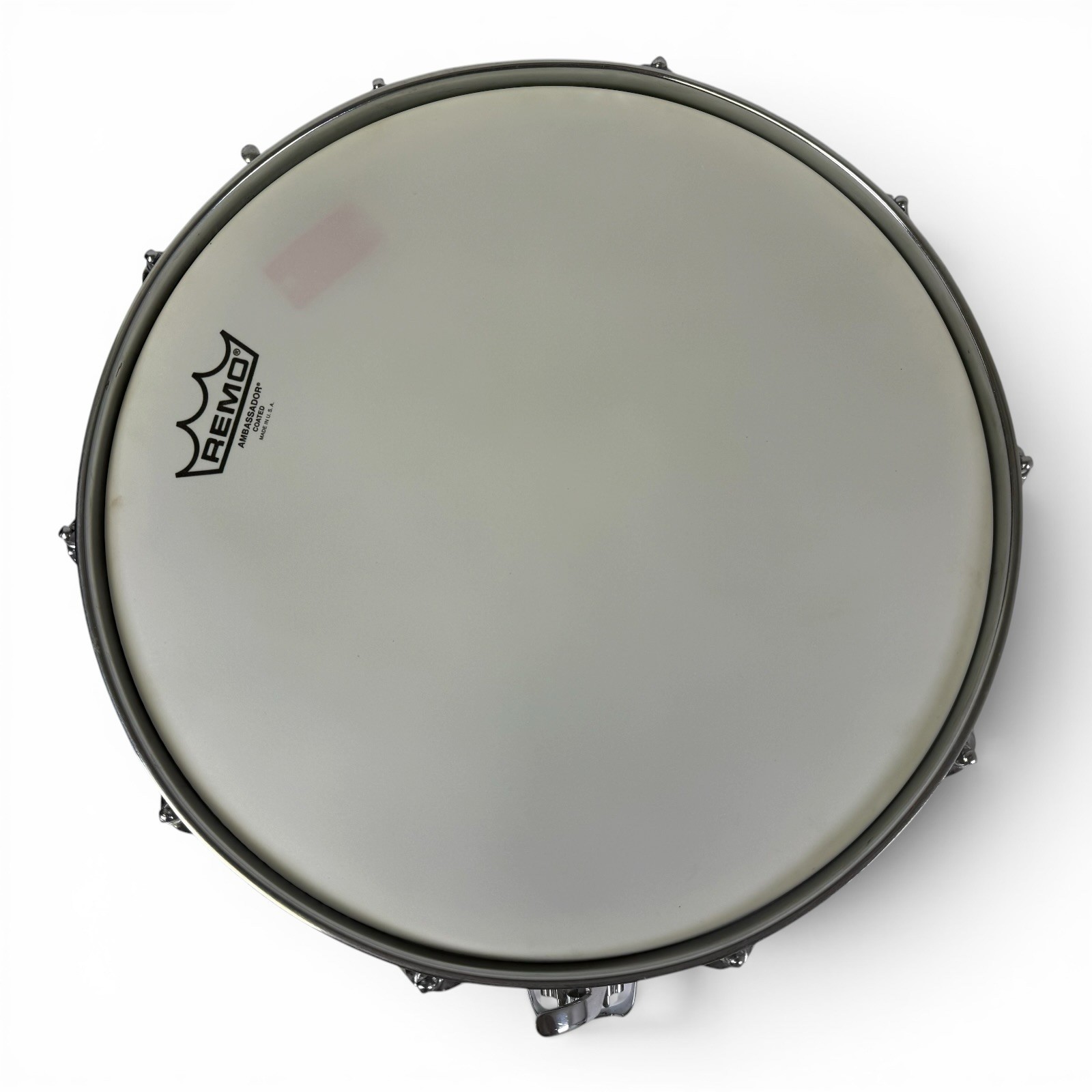 Vintage 1962-63 Ludwig 14x5 Snare Drum Keystone Badge White Finish Imperial Lugs