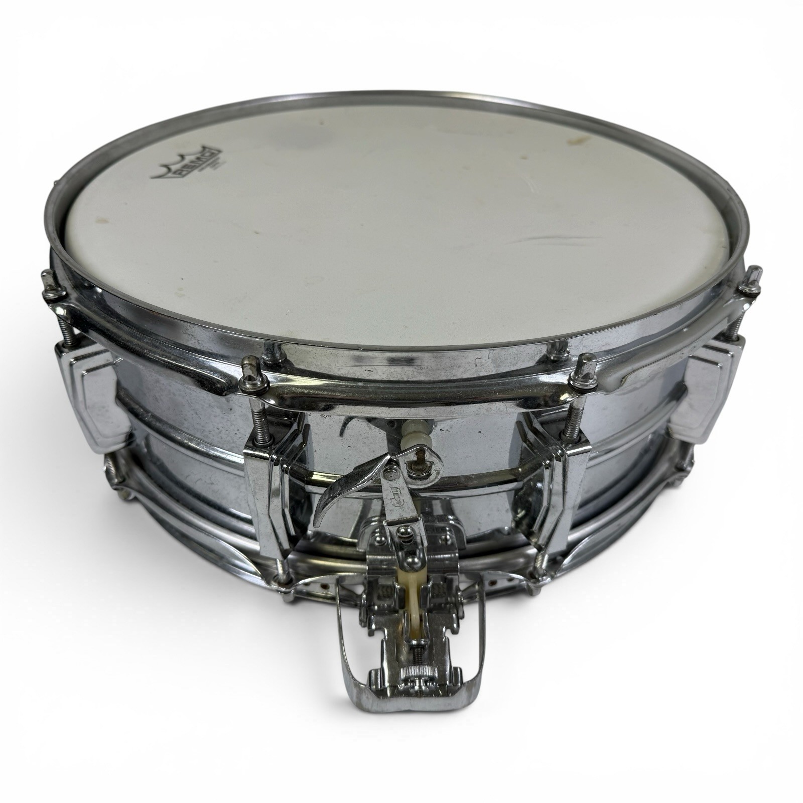 Vintage Ludwig Supraphonic 14x5 Chrome Snare Drum Keystone Badge USA
