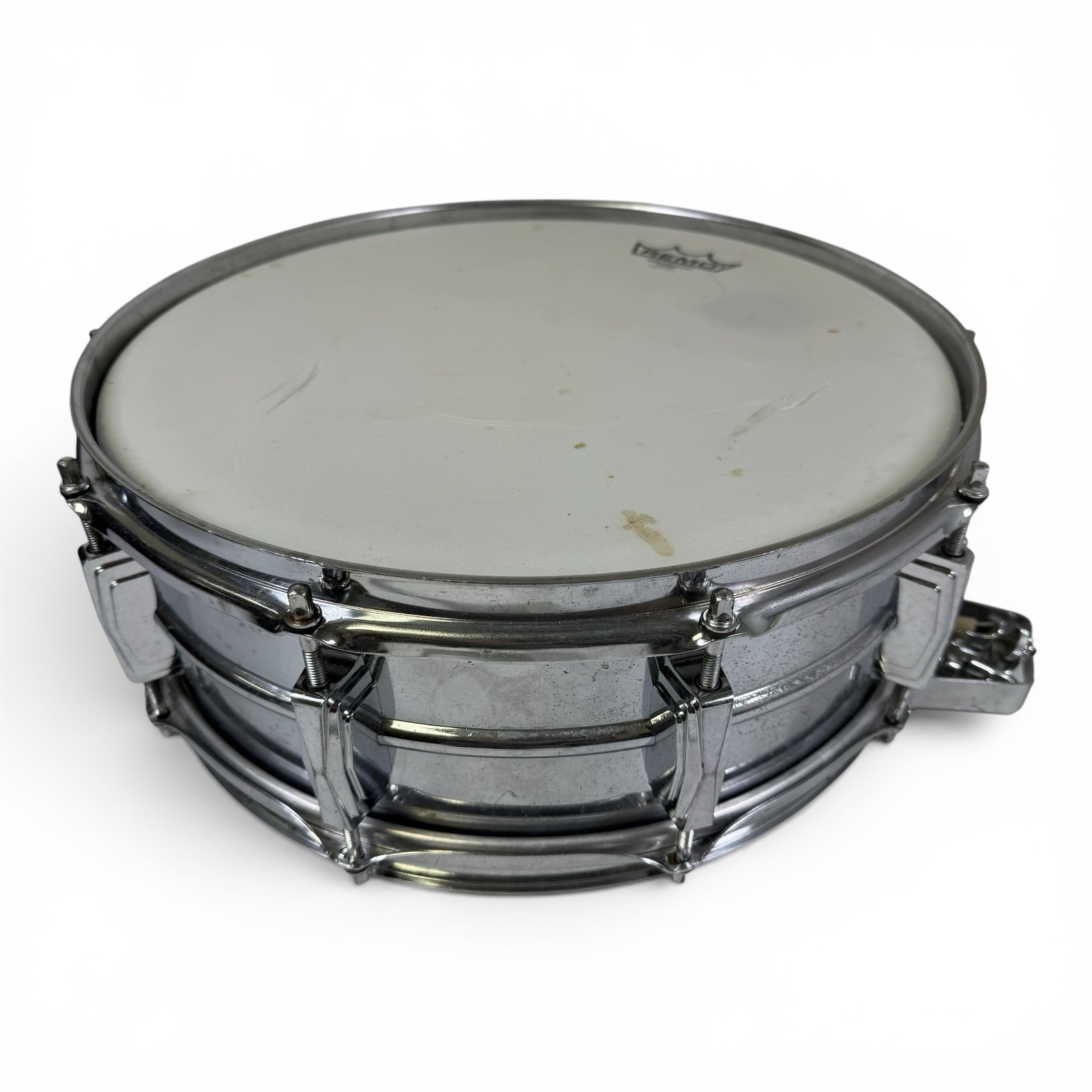 Vintage Ludwig Supraphonic 14x5 Chrome Snare Drum Keystone Badge USA