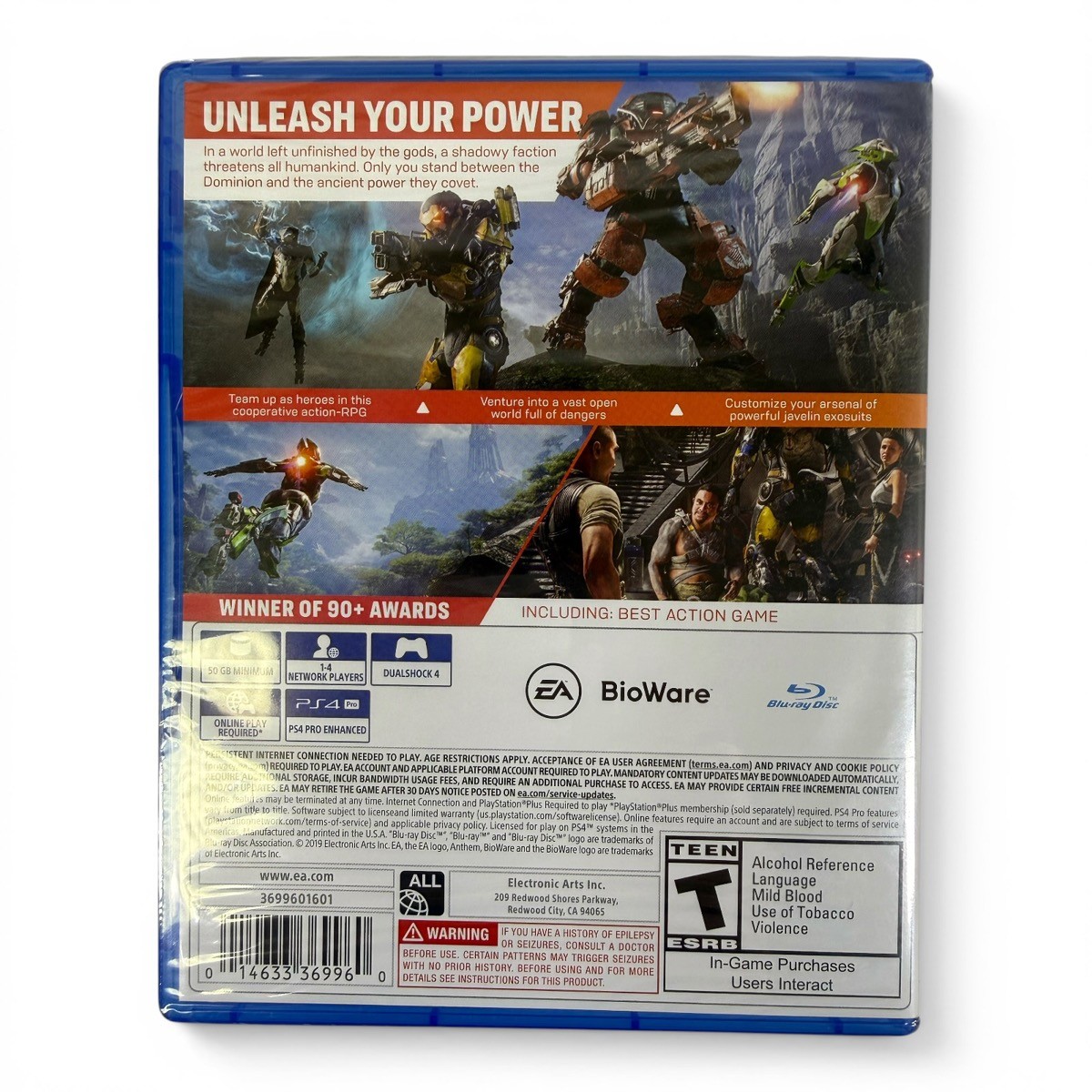 Anthem (Sony PlayStation 4, PS4) Brand New Sealed (SPG065855)