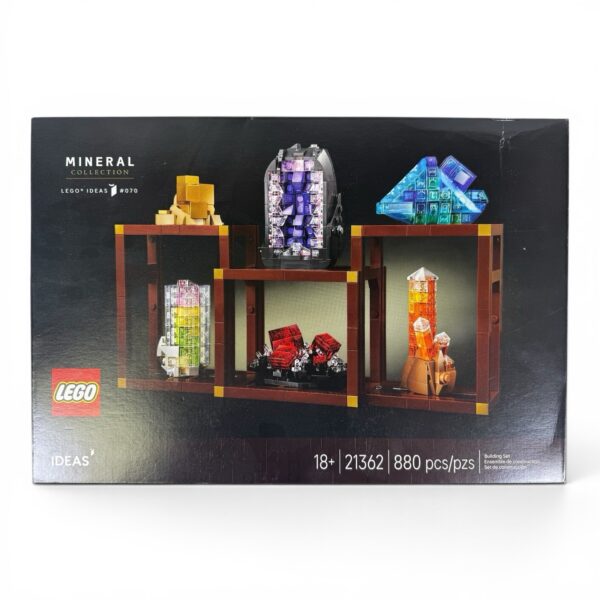 LEGO® Ideas 21362 Mineral Collection 3 Display Shelves Ages 18+ Adult Decor