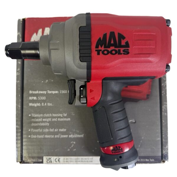 MAC TOOLS 3/4" Drive Titanium Air Impact Wrench - AWP075 PSI MAX 4,500 RPM NEW