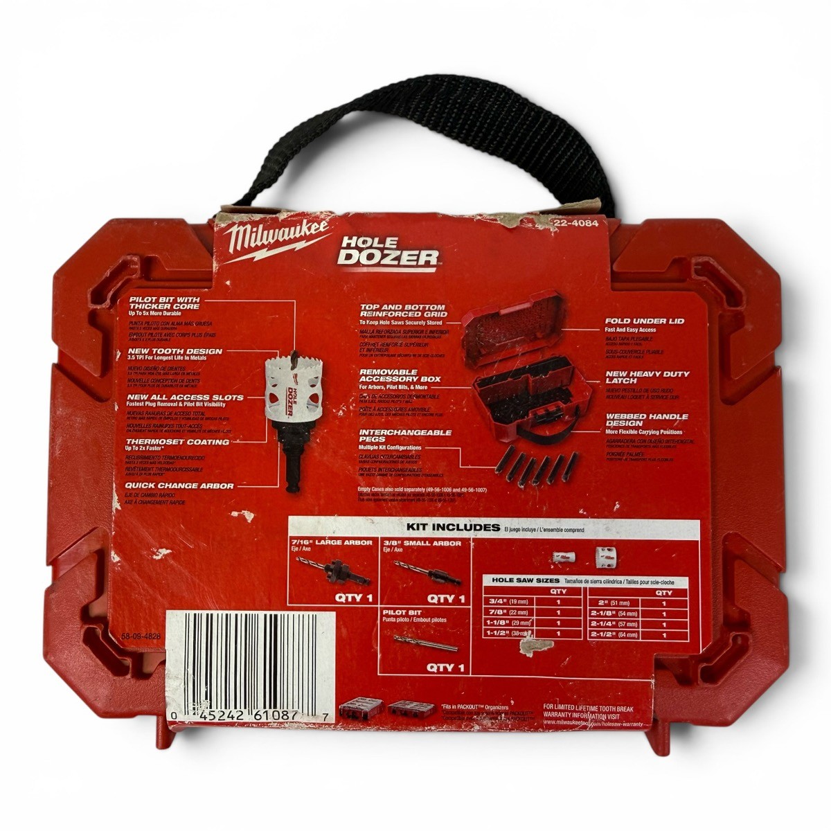 Milwaukee 49-22-4084 HOLE DOZER 11 Pc. Automotive Hole Saw Kit NEW (SPG065961)