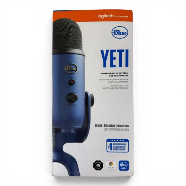 Blue Yeti Professional Multi-Pattern USB Condenser Microphone NEW (SPG065980)