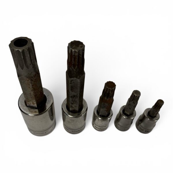 Snap-On Tools USA TSS7KIT 6pc Metric 6mm-18mm Triple Square Sockets (missing 16)