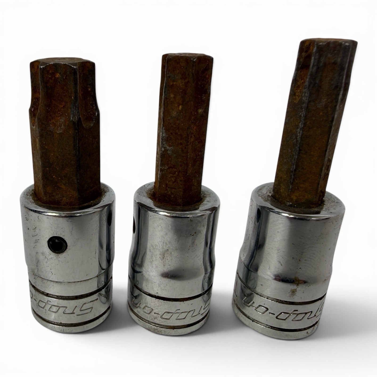 SNAP-ON 3/8" Drive T55, T50, T47 Torx Bit Driver Sockets