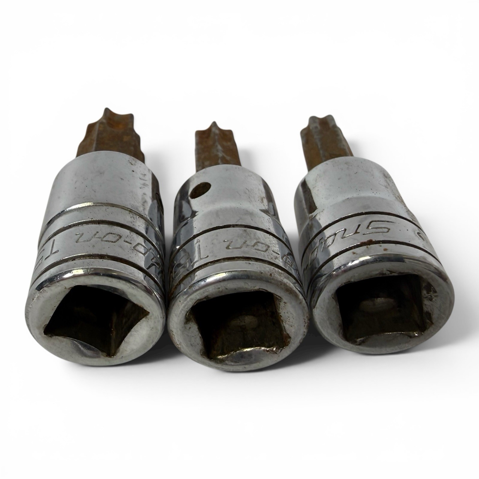 SNAP-ON 3/8" Drive T55, T50, T47 Torx Bit Driver Sockets