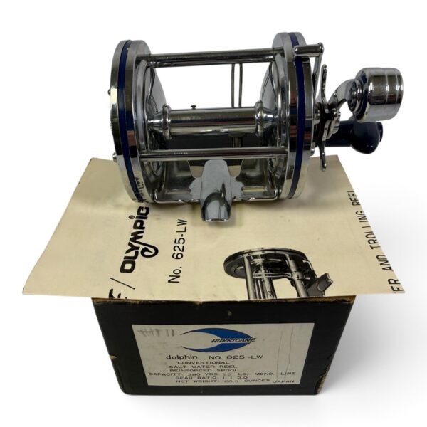 Olympic Dolphin-625LW Trolling Reel With Original Box & Paperwork