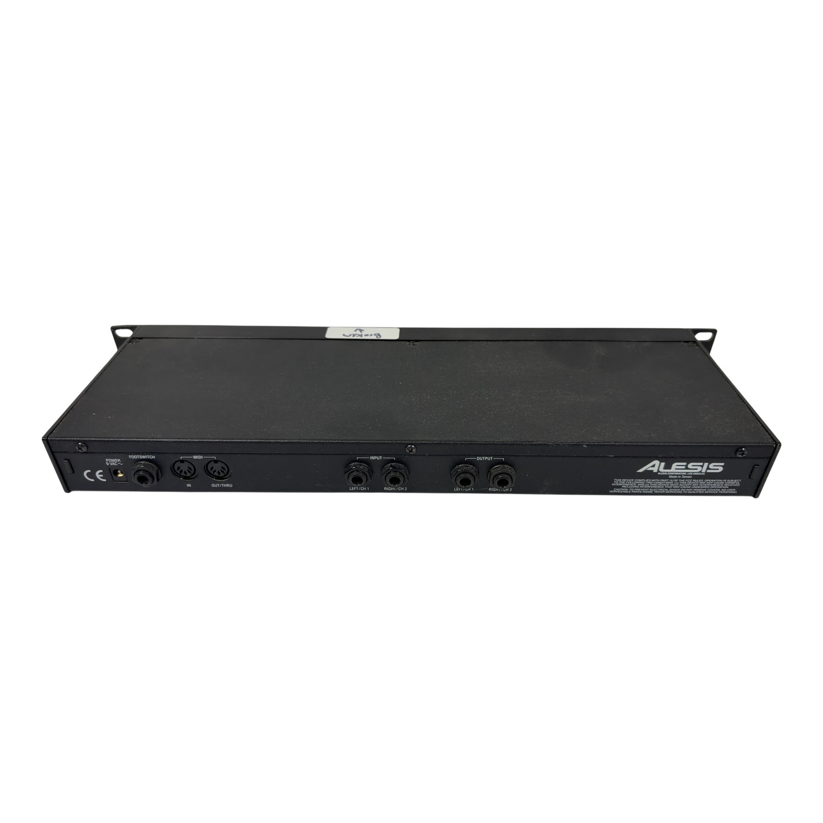 Alesis MidiVerb rackmount digital reverb/multieffects (parts, broken wheel)