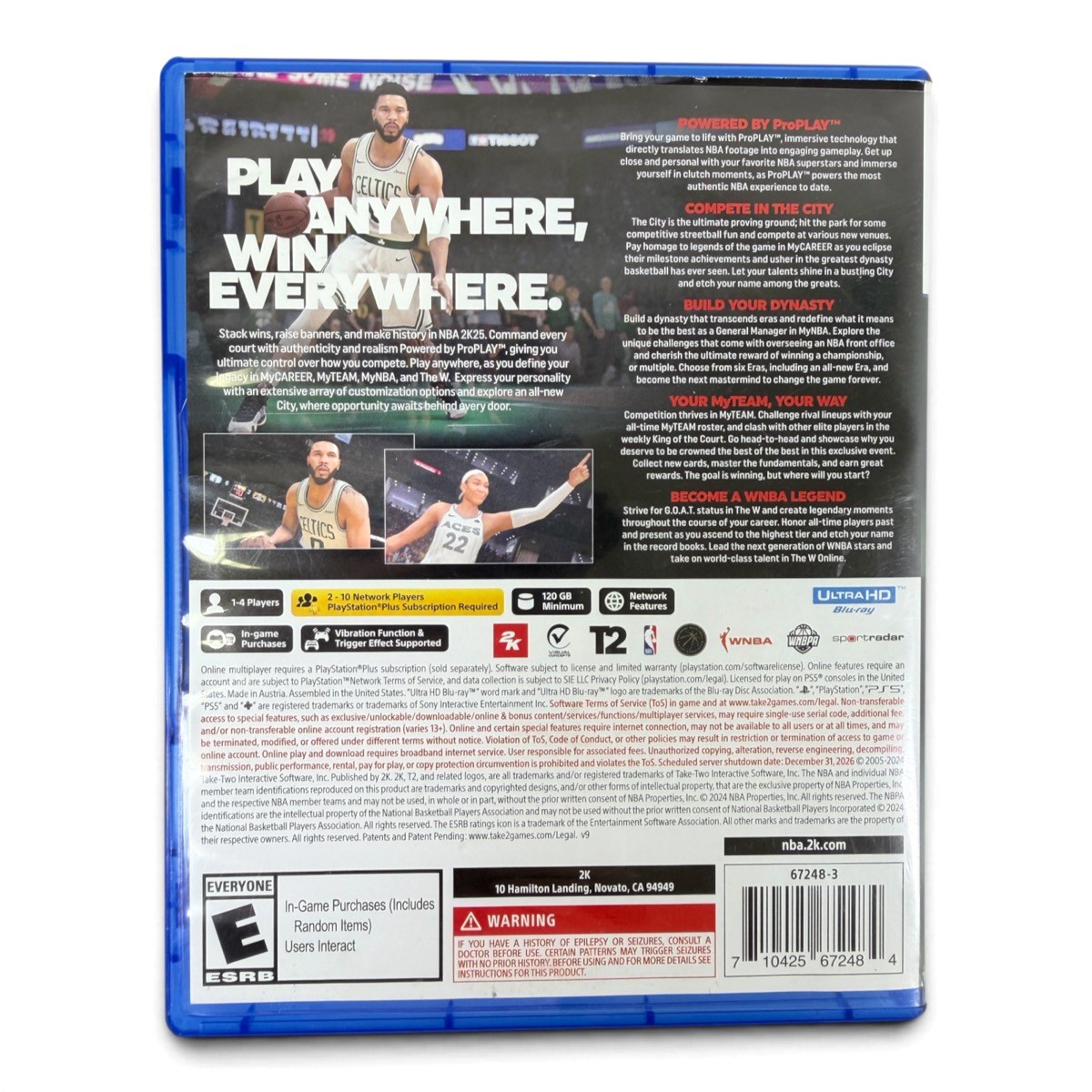 NBA 2K25 Standard Edition for PlayStation 5 PS5 (SPG066200)