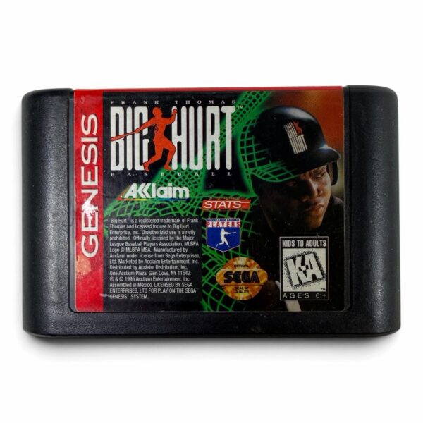 Frank Thomas Big Hurt Baseball (Sega Genesis, 1995)