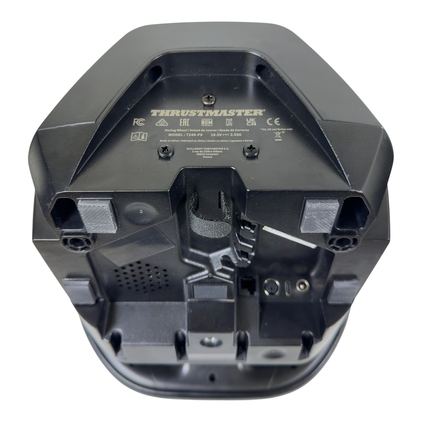 Thrustmaster T124-P5 Racing Wheel, Pedal Set, Power Supply, Clamp