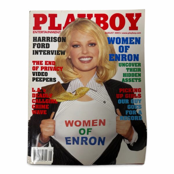 Playboy Magazine -Aug 2002-Cover: Christine Nielsen Playmate: Christina Santiago