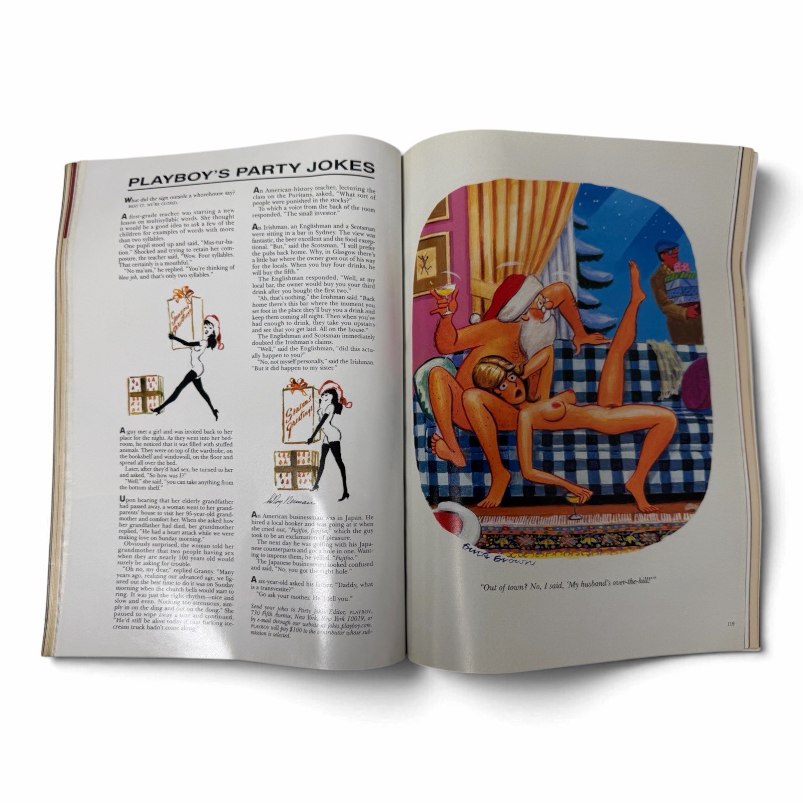Playboy December 2005 Playmate Christine Smith, Pirece Brosnan, Marilyn Monroe