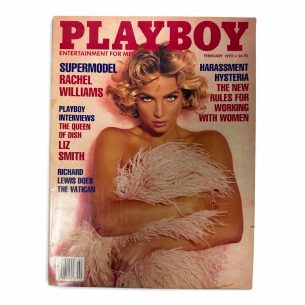 Playboy Magazine “Rachel Williams” Supermodel February 1992 Richard Lewis