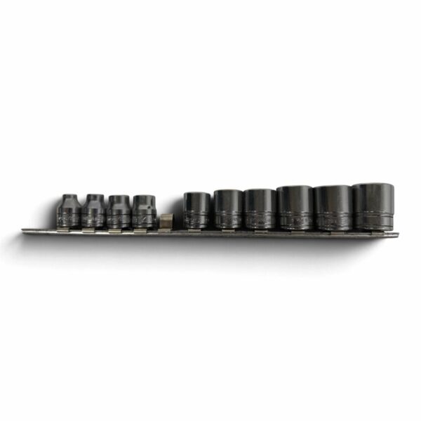 Snap-on 211FSY 10pc 1/4" - 7/8" 3/8" Drive 6pt SAE Shallow Socket Set (no 1/2”)
