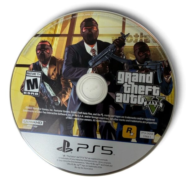 SONY GRAND THEFT AUTO V - PS5 (disc only) (SPG066342)