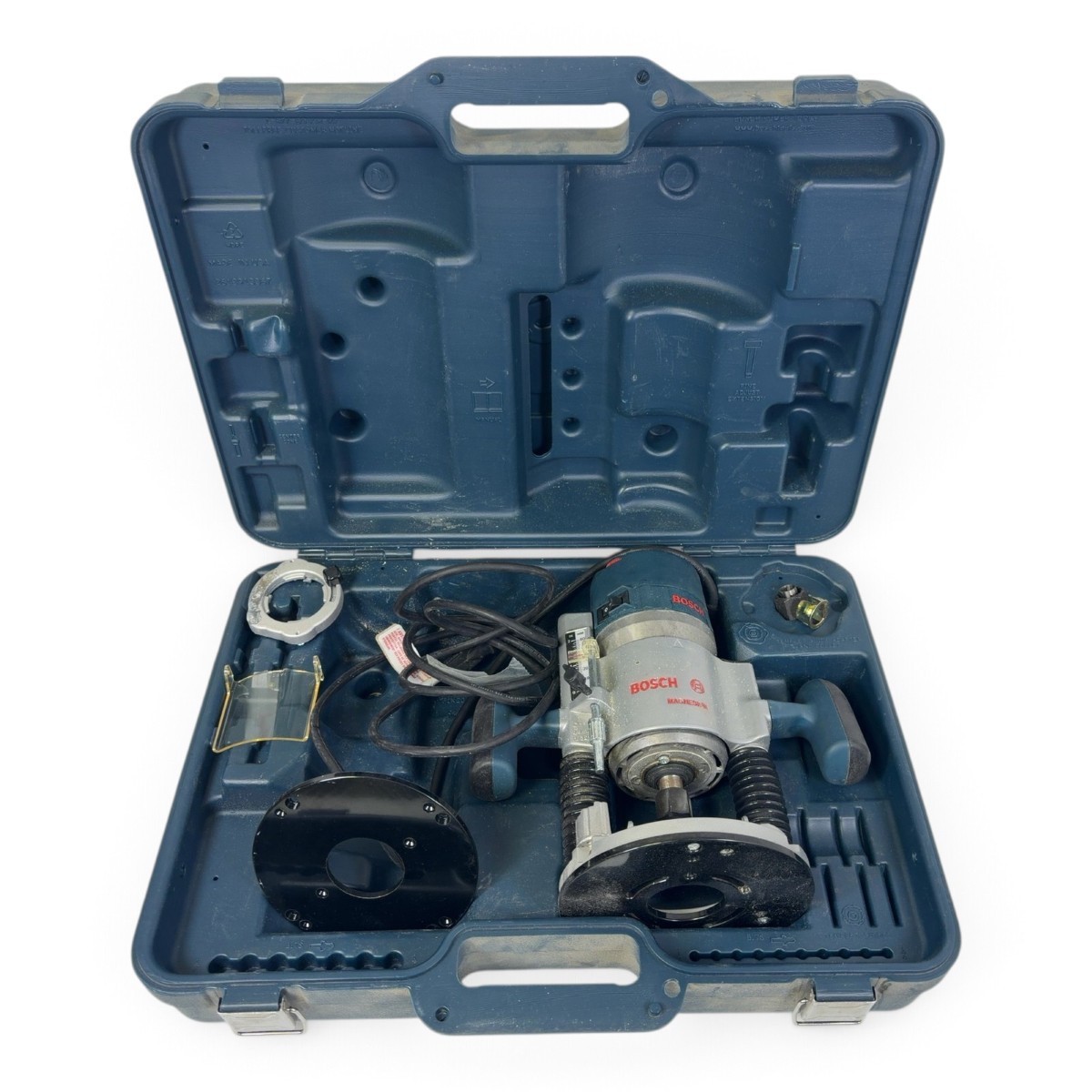 Bosch RA1746G Plunge Router Kit w/ Case, Bases, Edge Guide, Tested (SPG066434)