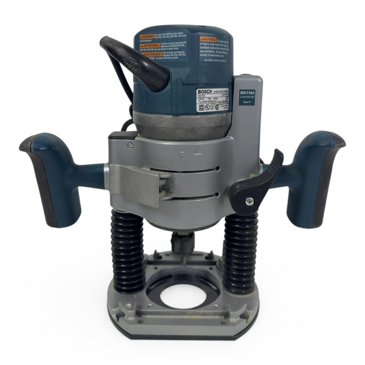 Bosch RA1746G Plunge Router Kit w/ Case, Bases, Edge Guide, Tested (SPG066434)