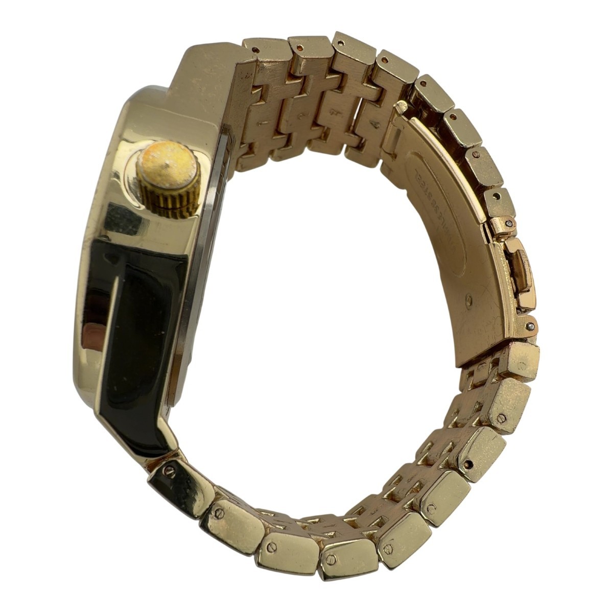 MC Model MC-742X Gold-Tone Multi-Function Quartz Wristwatch, 6.25" (SPG066589)