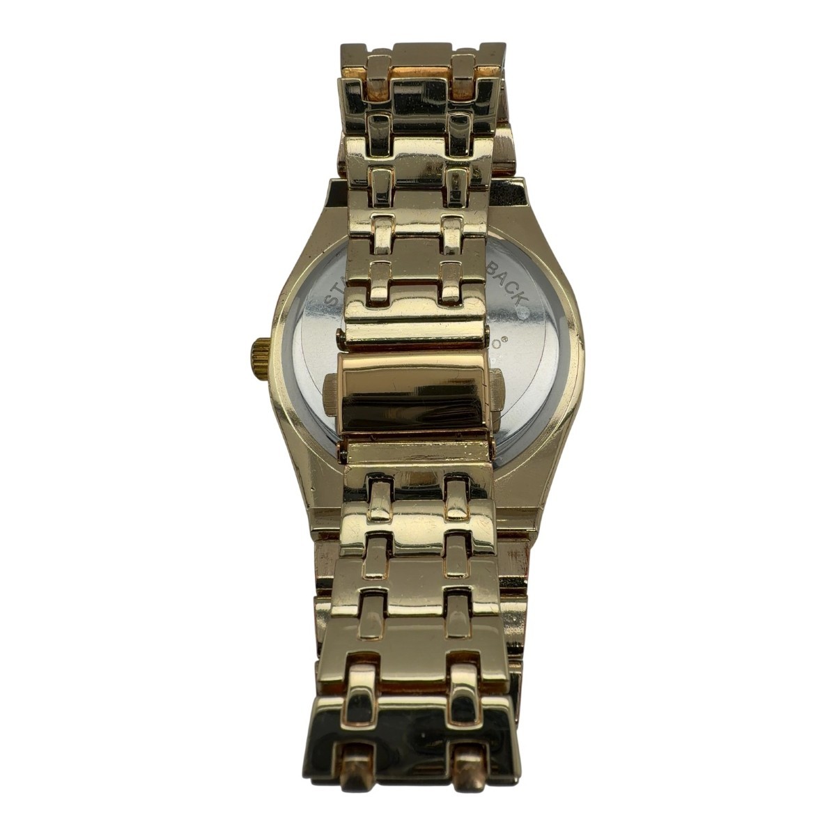 MC Model MC-742X Gold-Tone Multi-Function Quartz Wristwatch, 6.25" (SPG066589)