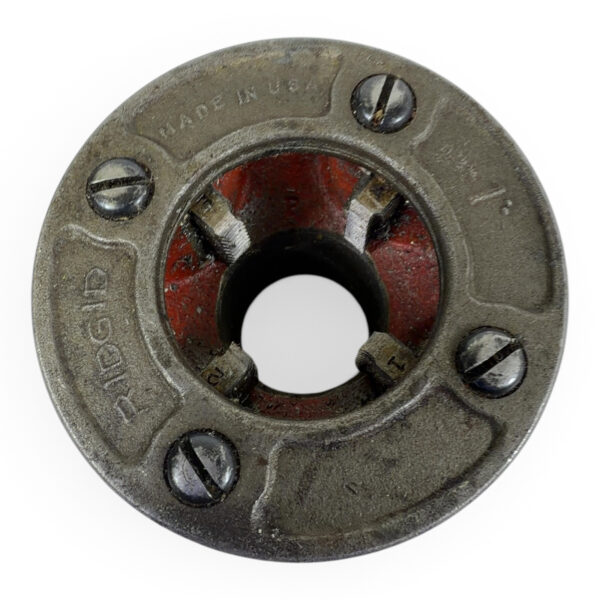 Ridgid 1" NPT Pipe Threader Die Head – Good Condition, Teeth Good, USA