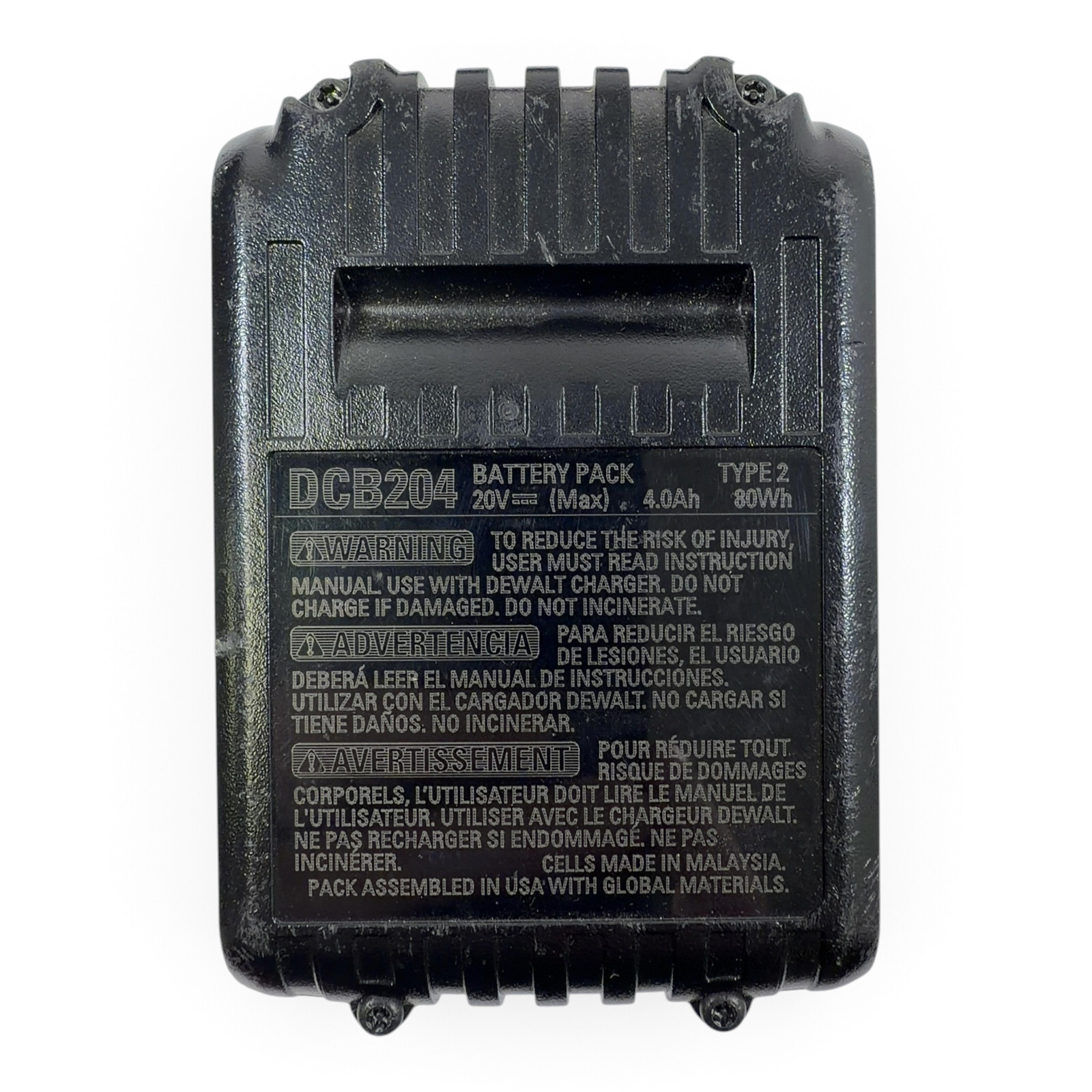 DeWalt DCB115 12V/20V Charger & DCB204 20V MAX XR 4.0Ah Battery Combo