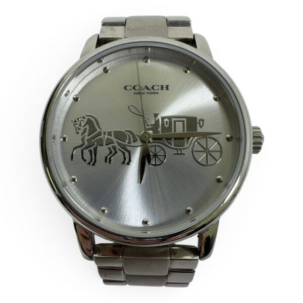Coach Stainless Steel Analog Watch, Horse & Carriage Dial, 6.5" Fit (SPG066551)