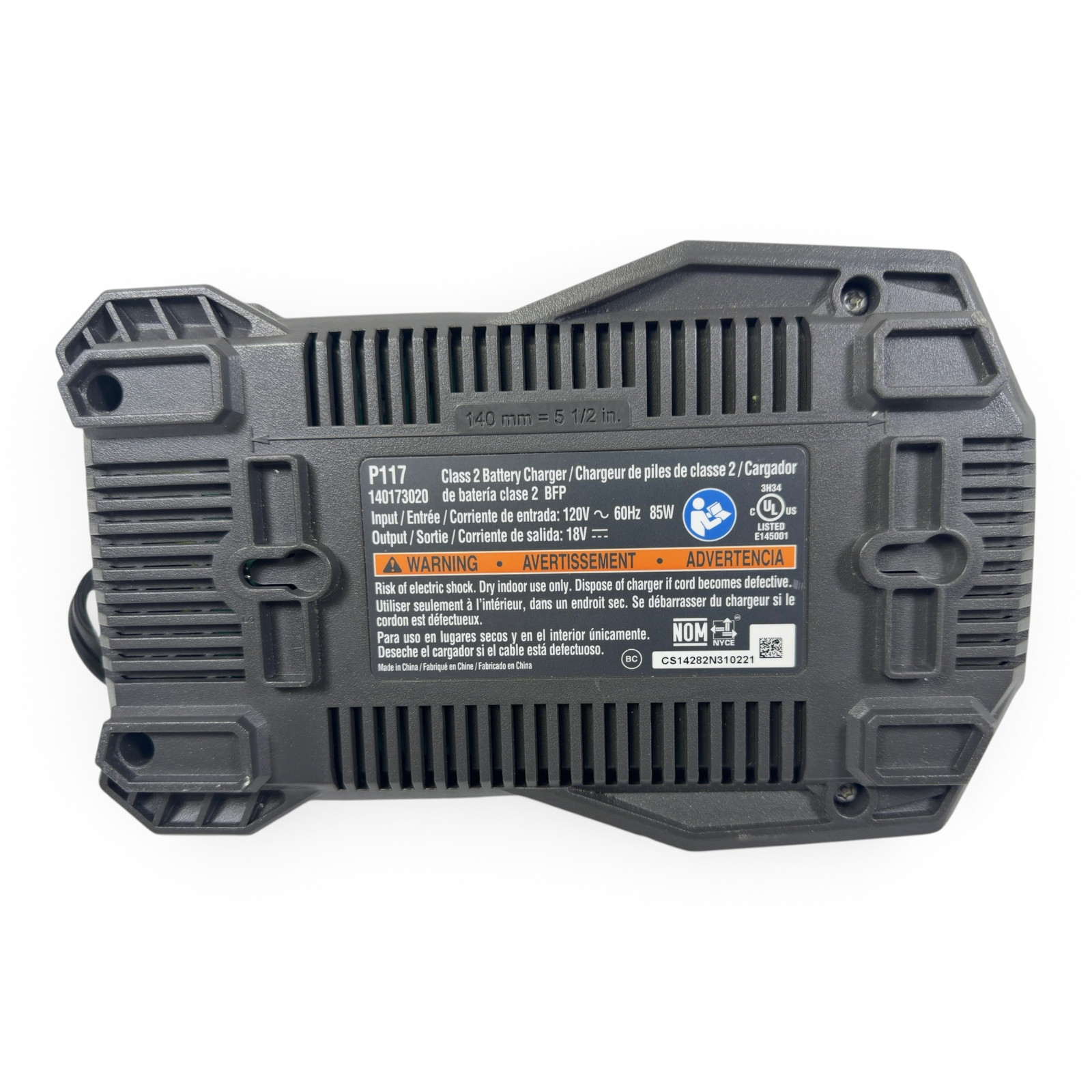 Ryobi P117 18V ONE+ Charger with P102 Lithium Battery – Good Condition