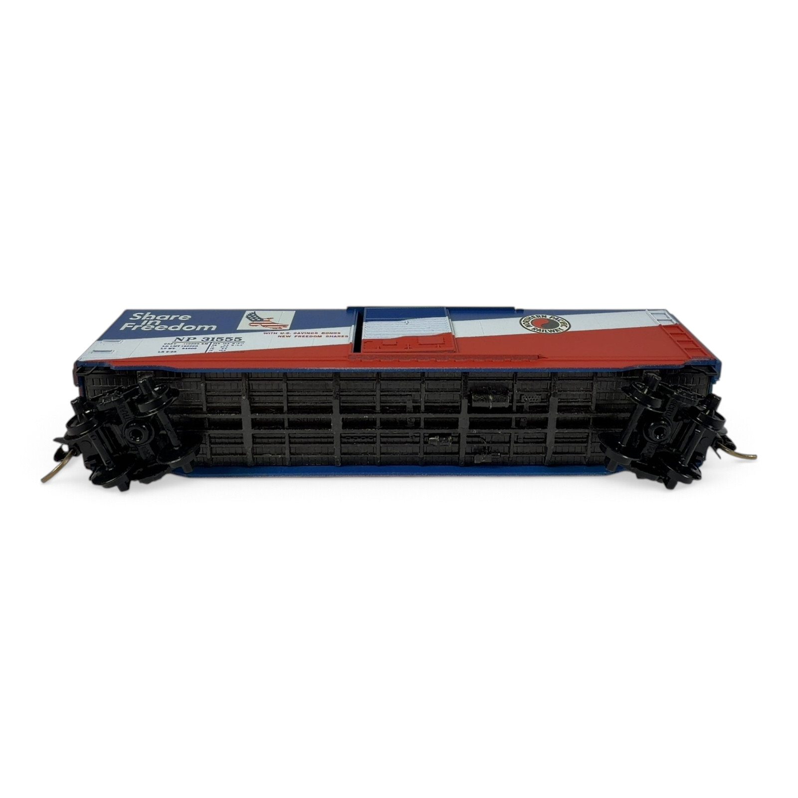 Micro-Trains 77010 N Scale NP Share in Freedom Boxcar NP 31555 with Case