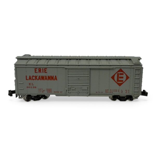 Con-Cor 1001-R Erie Lackawanna N Scale 40' Boxcar with Box (Used, Japan)