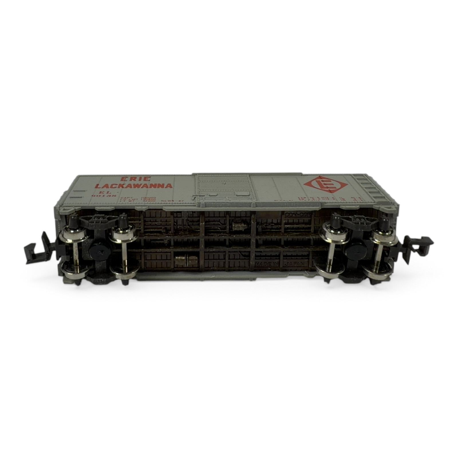 Con-Cor 1001-R Erie Lackawanna N Scale 40' Boxcar with Box (Used, Japan)