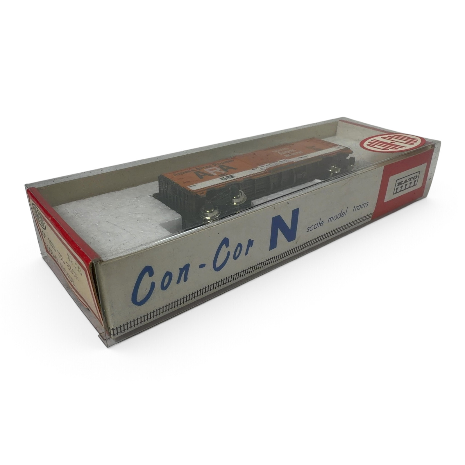 Con-Cor N Scale Arcade & Attica Railroad ARA 501 Boxcar 1001-T w/ Box