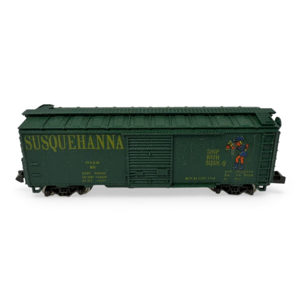 Con-Cor N Scale 1054 Susquehanna NYSW 501 Boxcar w/ Original Box