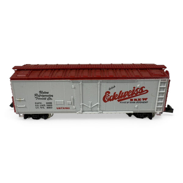 Con-Cor 1051-K Edelweiss Brew 40' Refrigerator Train Car w/ Case, N Scale