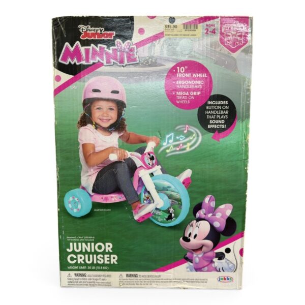 Disney Junior Minnie Mouse 10-inch Junior Cruiser Trike - New (SPG065834)