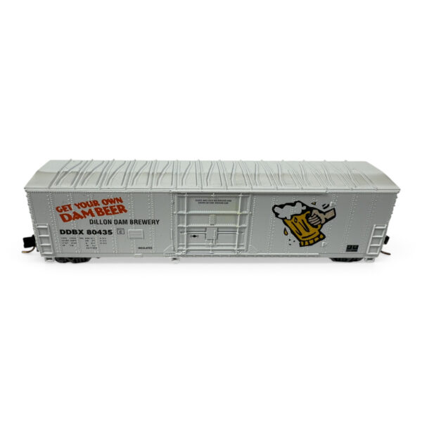 Aztec HO Boxcar DDBX 80435 'Get Your Own Dam Beer' Dillon Dam Brewery w/ Case
