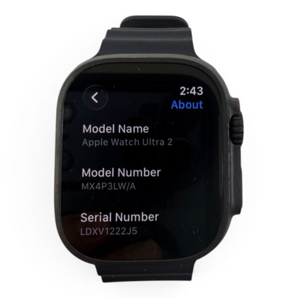 Apple Watch Ultra 2 49mm MX4P3LW/A, Black Ocean Band, Good Condition (SPG066478)
