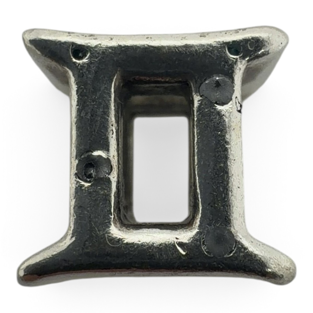 Pandora Sterling Silver Gemini Zodiac Charm Bead 925 ALE (SPG066449)