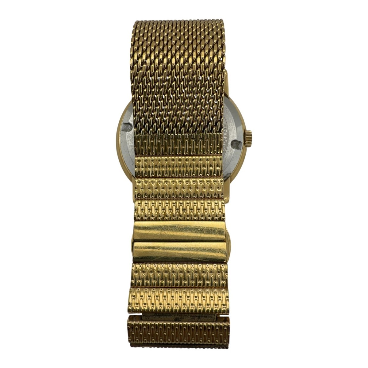 Movado BOLD MB.0113.4.6294 Gold-Tone Mesh Quartz Watch w/ New Batt (SPG066590)