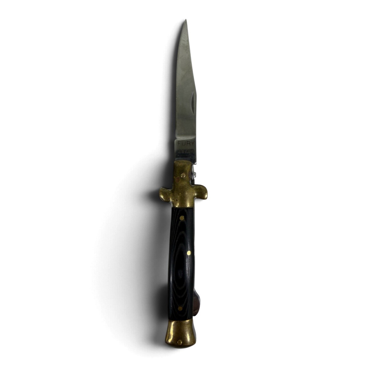 FURY KNIFE KNIVES #29704 STILETTO LOCKBACK PLAIN EDGE FOLDING POCKET (SPG066381)