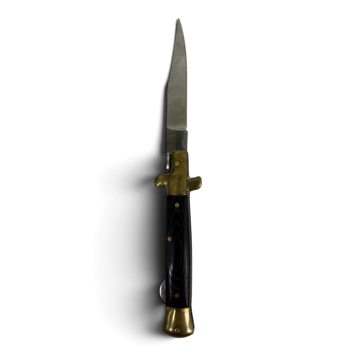 FURY KNIFE KNIVES #29704 STILETTO LOCKBACK PLAIN EDGE FOLDING POCKET (SPG066381)