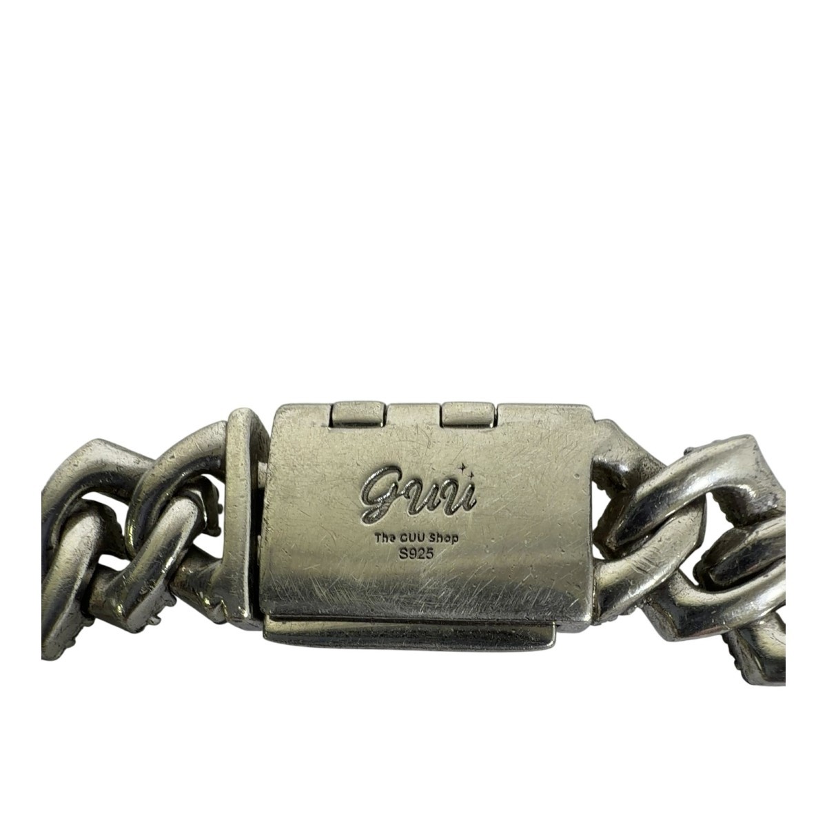 Gani The GUU Shop S925 24" Sterling Cuban Link Moissanite Chain, 102 (SPG066597)