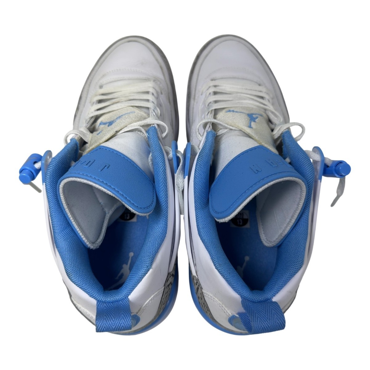 Jordan Spizike Low White/University Blue Size 13 w/ Box (FQ1759-141) (SPG066604)