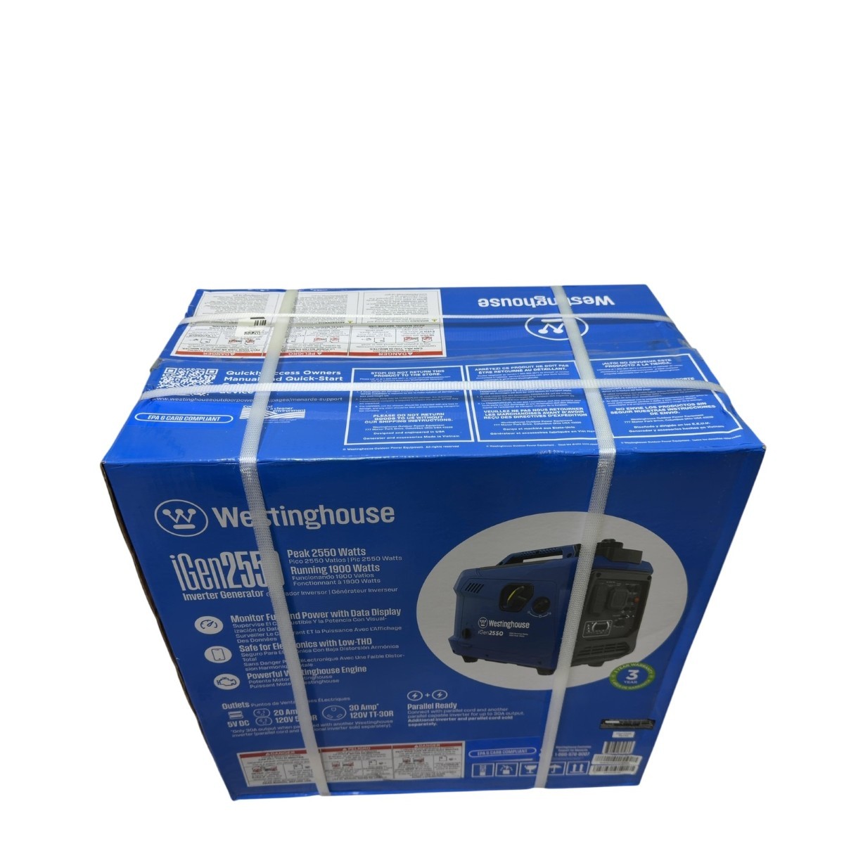 Westinghouse iGen2550 Inverter Generator 2550W Sealed Box (SPG066603)
