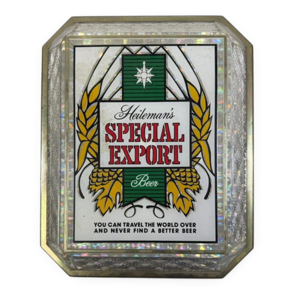 Heileman's Special Export Beer Sign Light 1983 Works Man Cave (SPG062677)